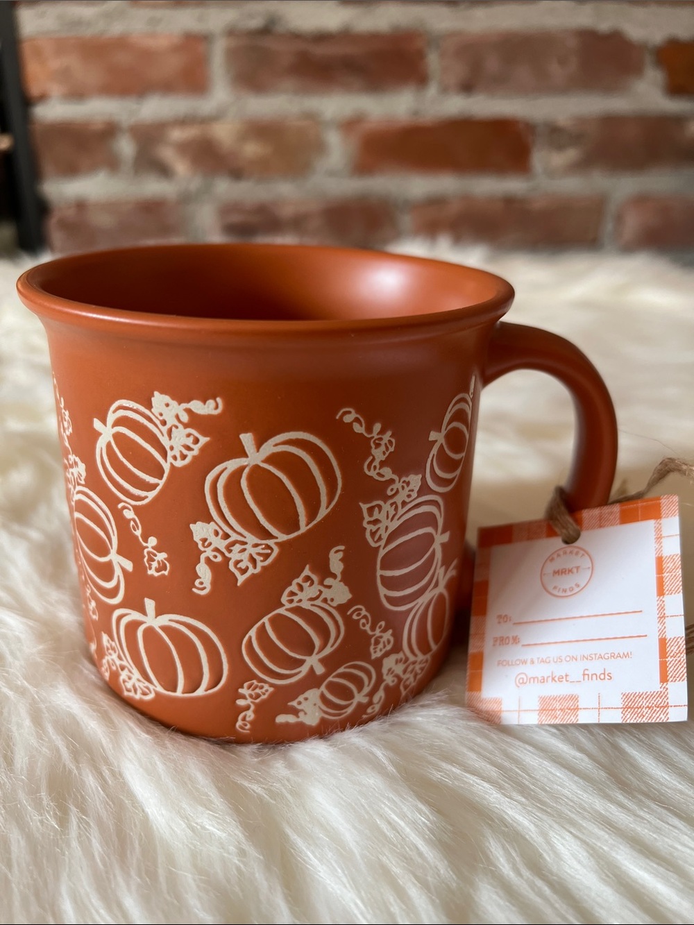 MRKT FINDS | Rustic Pumpkin Mug | NWT